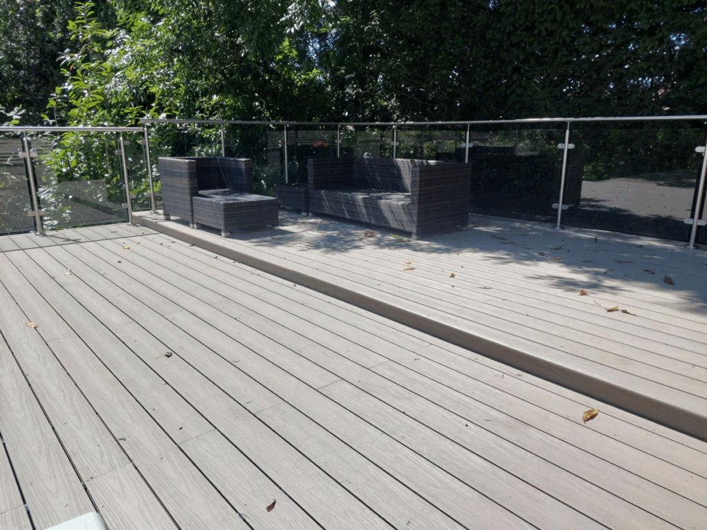 Composite Deck elevated step Durbanville