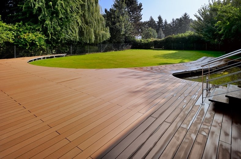 Composite Deck Backgarden with ramp Protea Heights