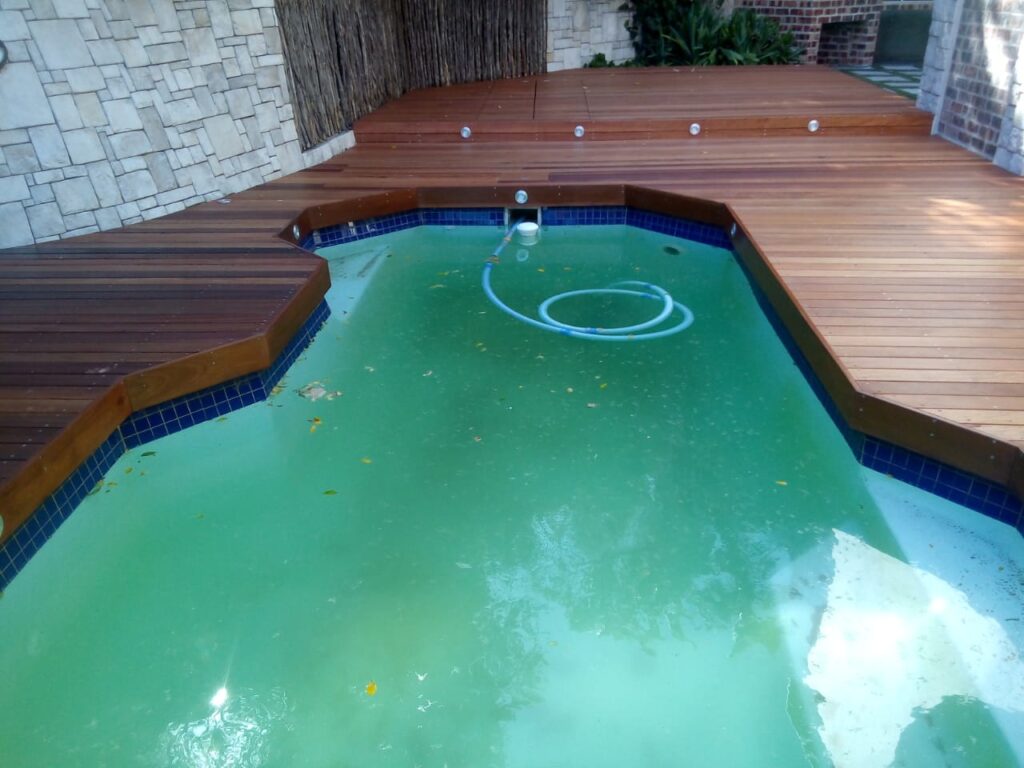 Hardwood Deck Balau with lighting in decking Cape Town South Africa