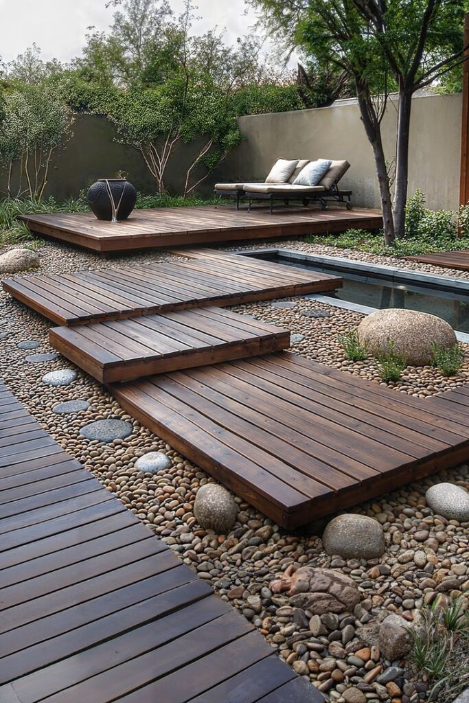 layered backyard decking Cape Town